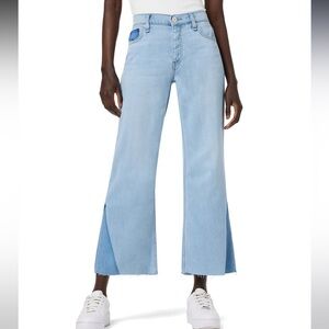 Hudson Jeans - Rosie High-Rise Wide Leg Crop Blue Spring